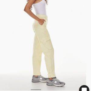 Yellow cargo pants
